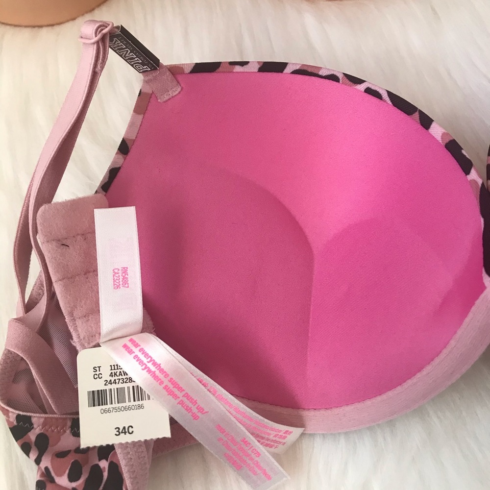 VS PINK 32C SUPER PUSH-UP BRA - Picture 5 of 7